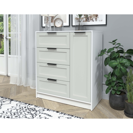 Тумба Тренд КТ-Т90 (Белый платинум ЛДСП/ Грэй ЛМДФ) Ш900 В1020 Г451 Тумба Тренд КТ-Т90 (Белый платинум ЛДСП/ Грэй ЛМДФ) Ш900 В1020 Г451